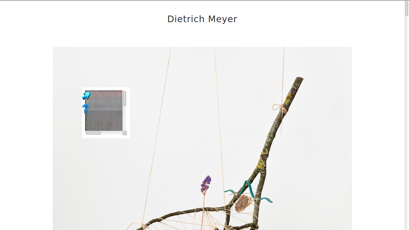 installed on dietrichmeyer.info, the website of Dietrich Meyer